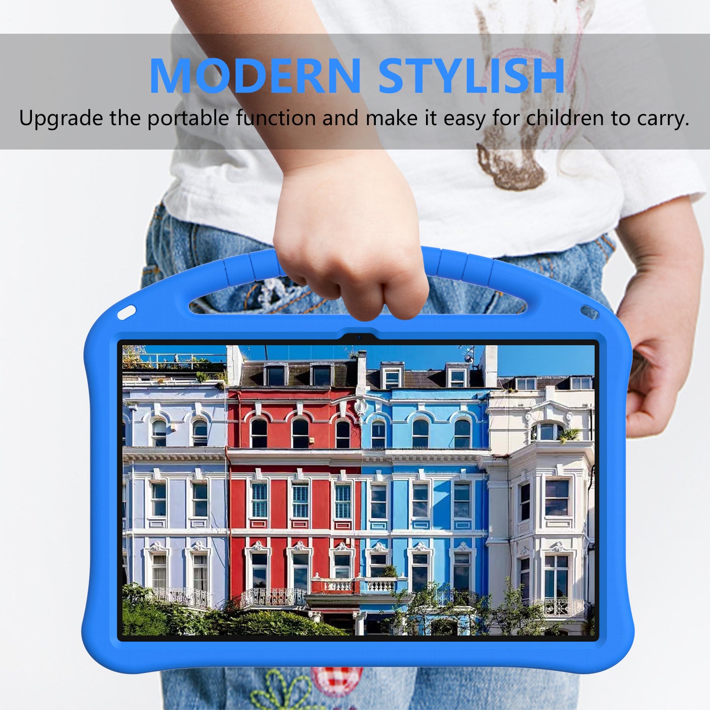 Shockproof Cover for Samsung Galaxy Tab S9 Ultra / S8 Ultra , Handle Kickstand Protective EVA Tablet Case