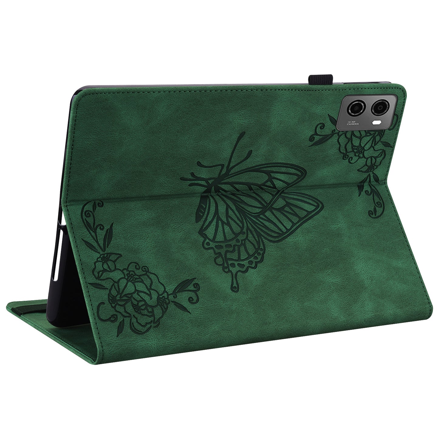 For Lenovo Legion Y700 (2023) Case PU Leather Imprinted Card Holder Stand Tablet Cover