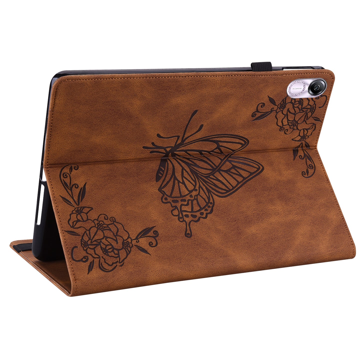 For Honor Pad X8 Pro / Pad X9 Leather Cover Imprinted Flip Stand Card Holder Tablet Case