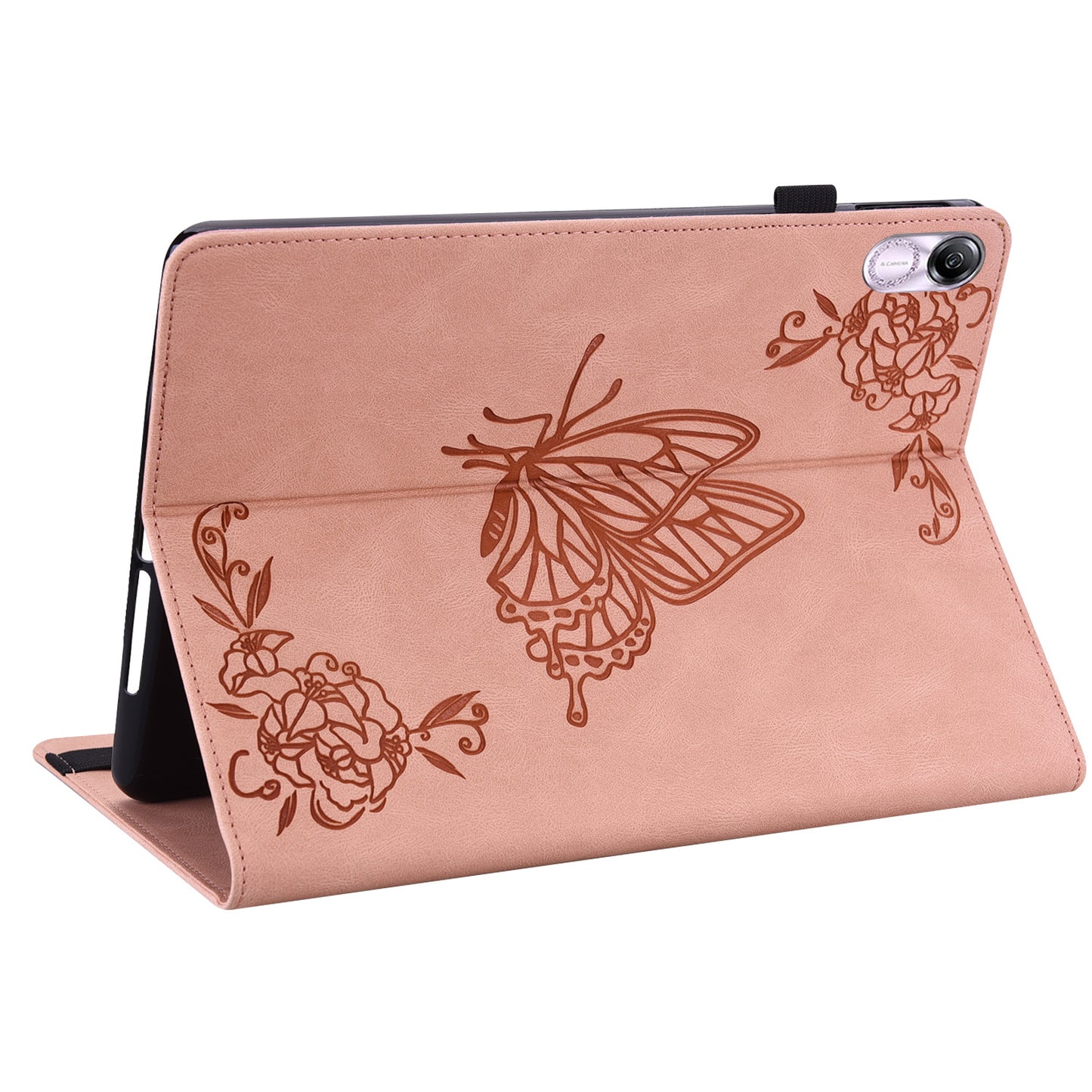 For Honor Pad X8 Pro / Pad X9 Leather Cover Imprinted Flip Stand Card Holder Tablet Case