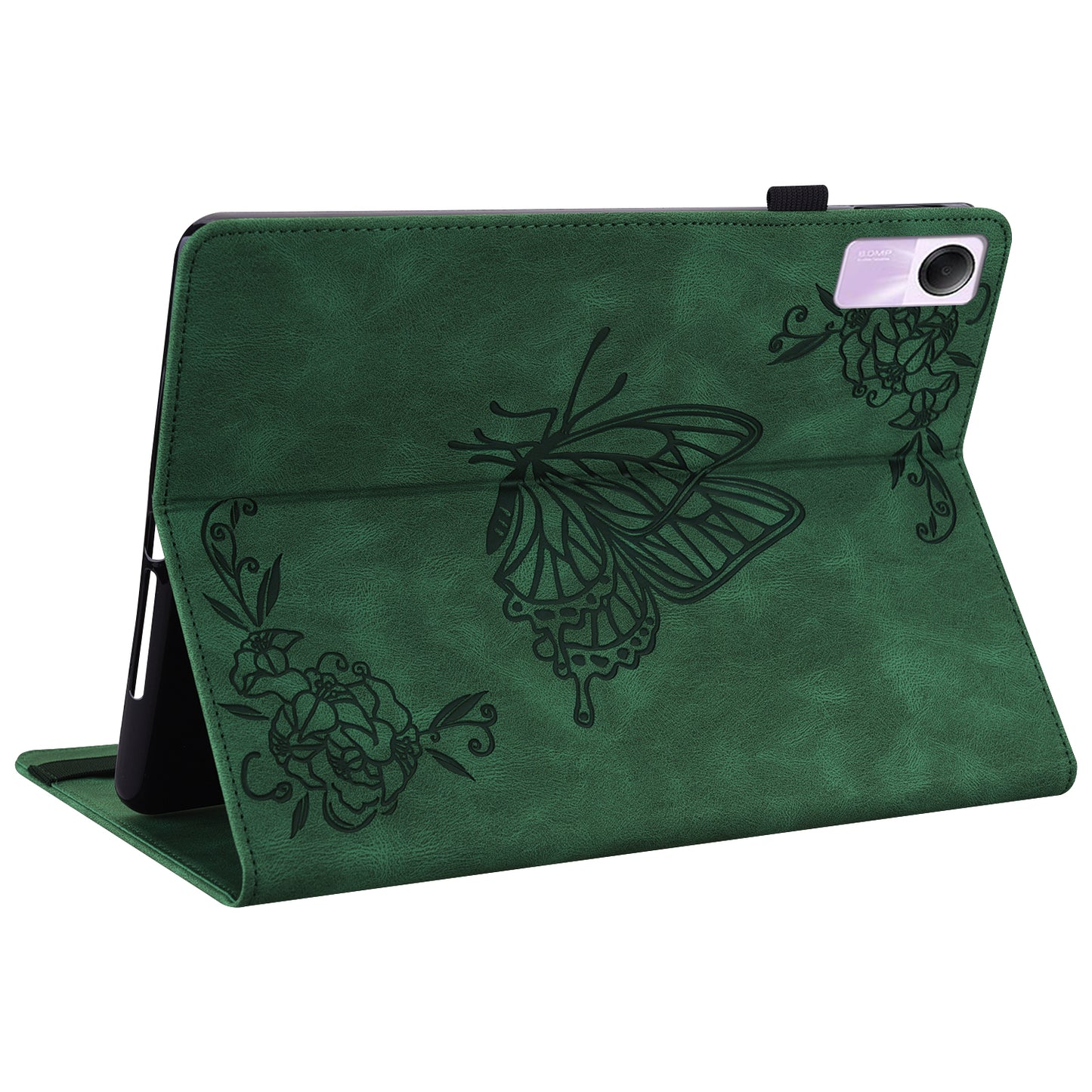 For Xiaomi Redmi Pad SE Case PU Leather Card Holder Imprinted Stand Tablet Cover