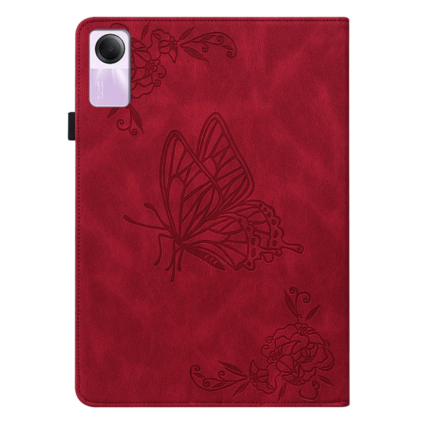 For Xiaomi Redmi Pad SE Case PU Leather Card Holder Imprinted Stand Tablet Cover
