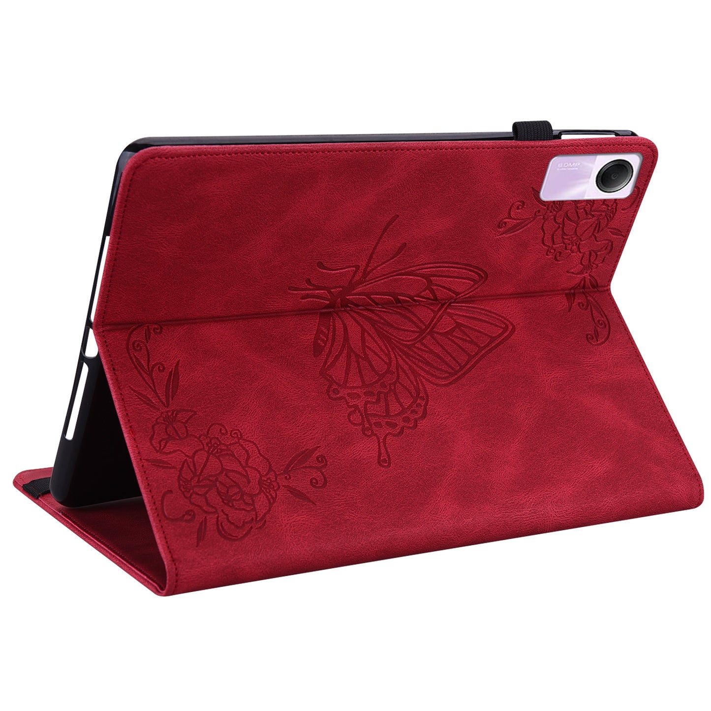 For Xiaomi Redmi Pad SE Case PU Leather Card Holder Imprinted Stand Tablet Cover