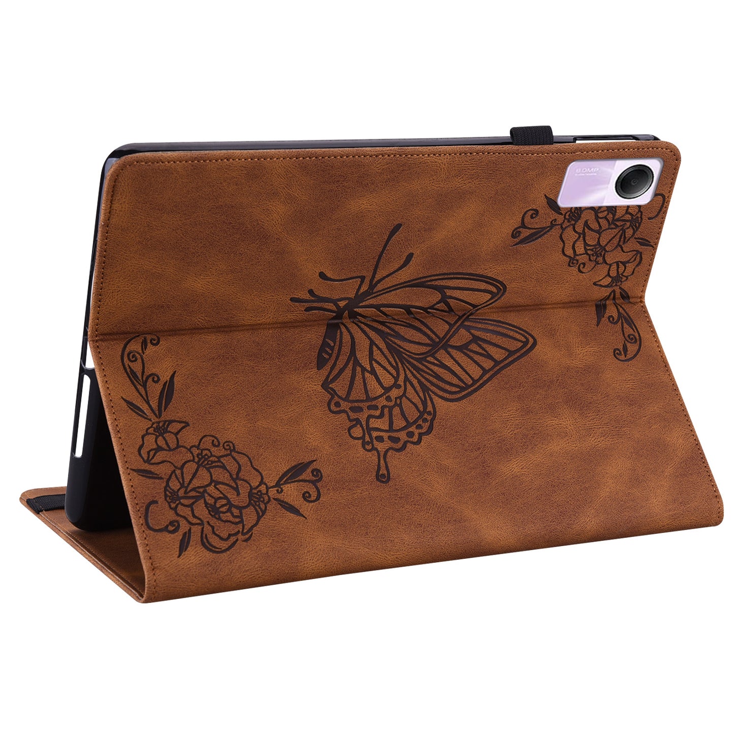 For Xiaomi Redmi Pad SE Case PU Leather Card Holder Imprinted Stand Tablet Cover