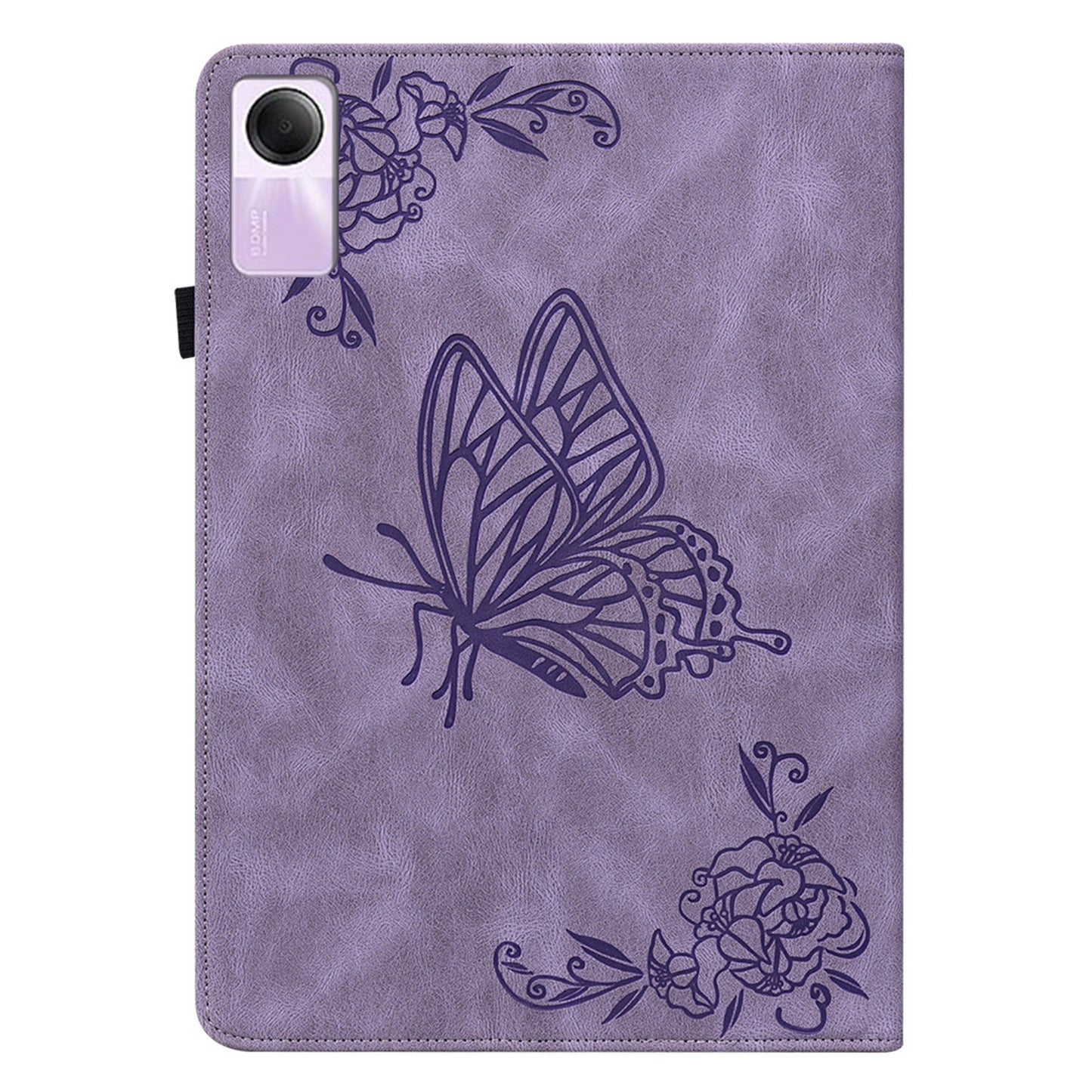 For Xiaomi Redmi Pad SE Case PU Leather Card Holder Imprinted Stand Tablet Cover