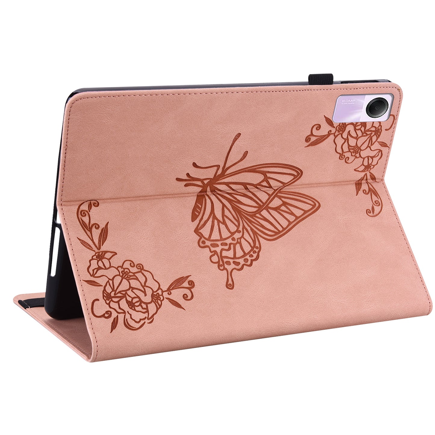 For Xiaomi Redmi Pad SE Case PU Leather Card Holder Imprinted Stand Tablet Cover