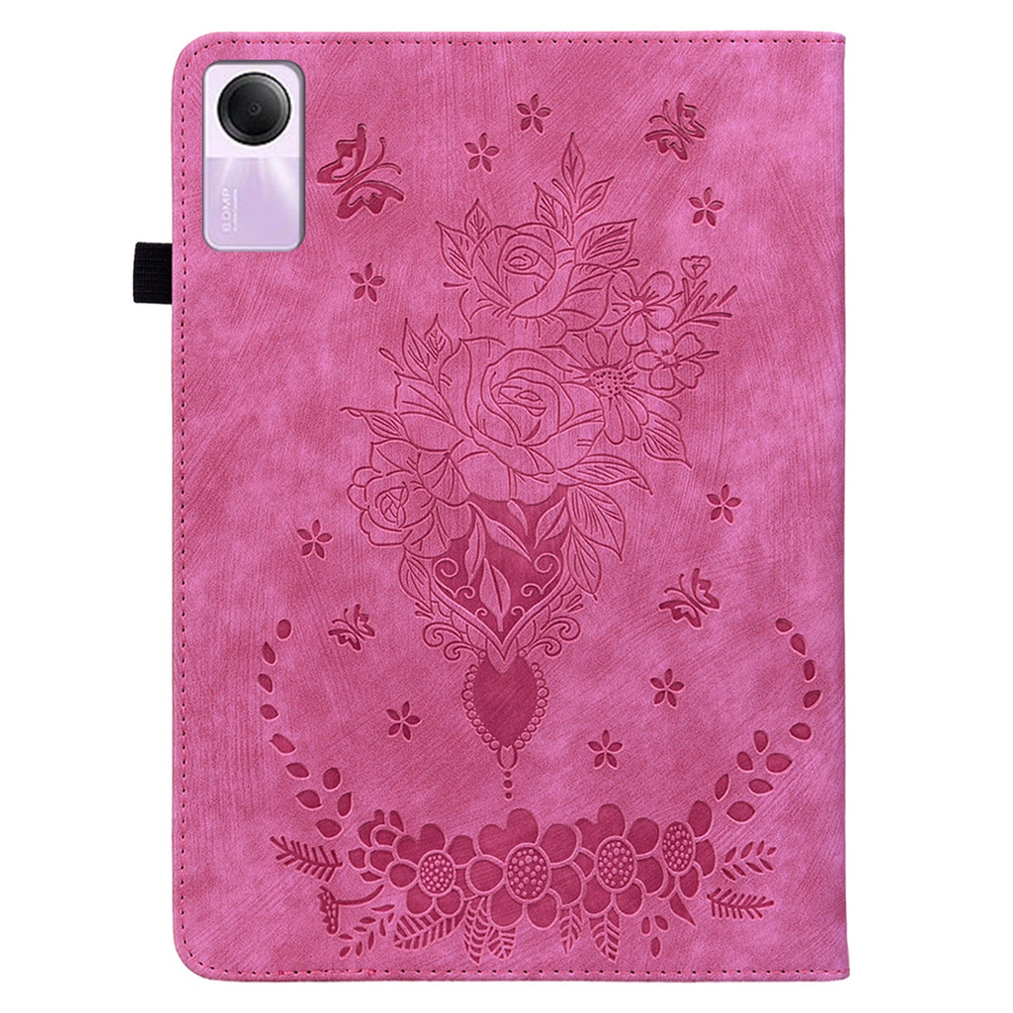 For Xiaomi Redmi Pad SE Case PU Leather Imprinted Card Holder Tablet Cover