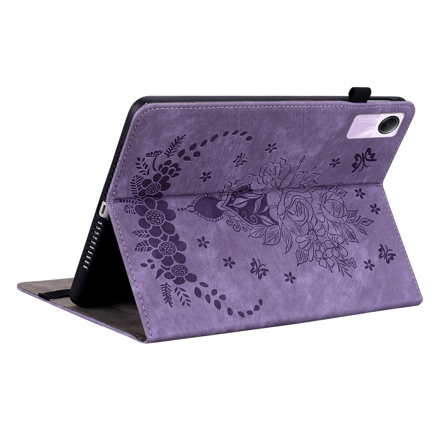 For Xiaomi Redmi Pad SE Case PU Leather Imprinted Card Holder Tablet Cover