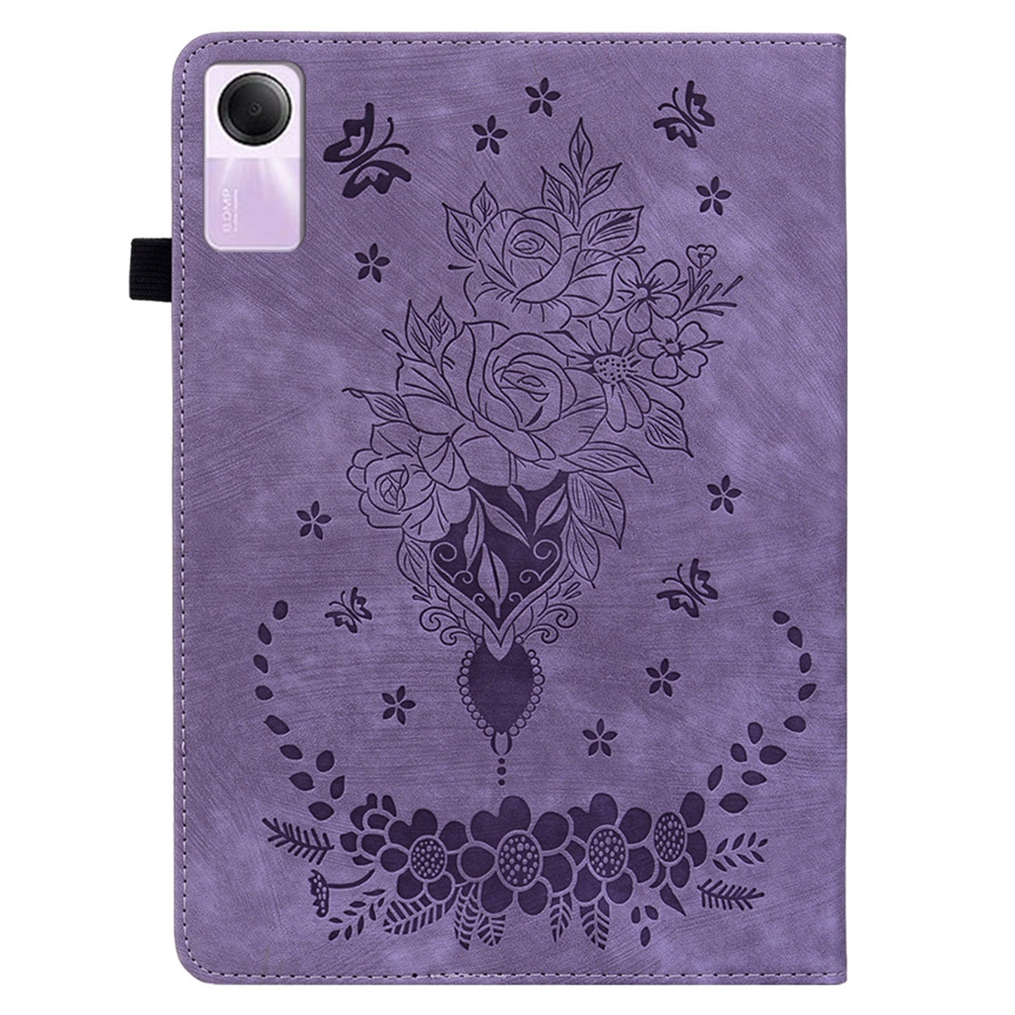 For Xiaomi Redmi Pad SE Case PU Leather Imprinted Card Holder Tablet Cover