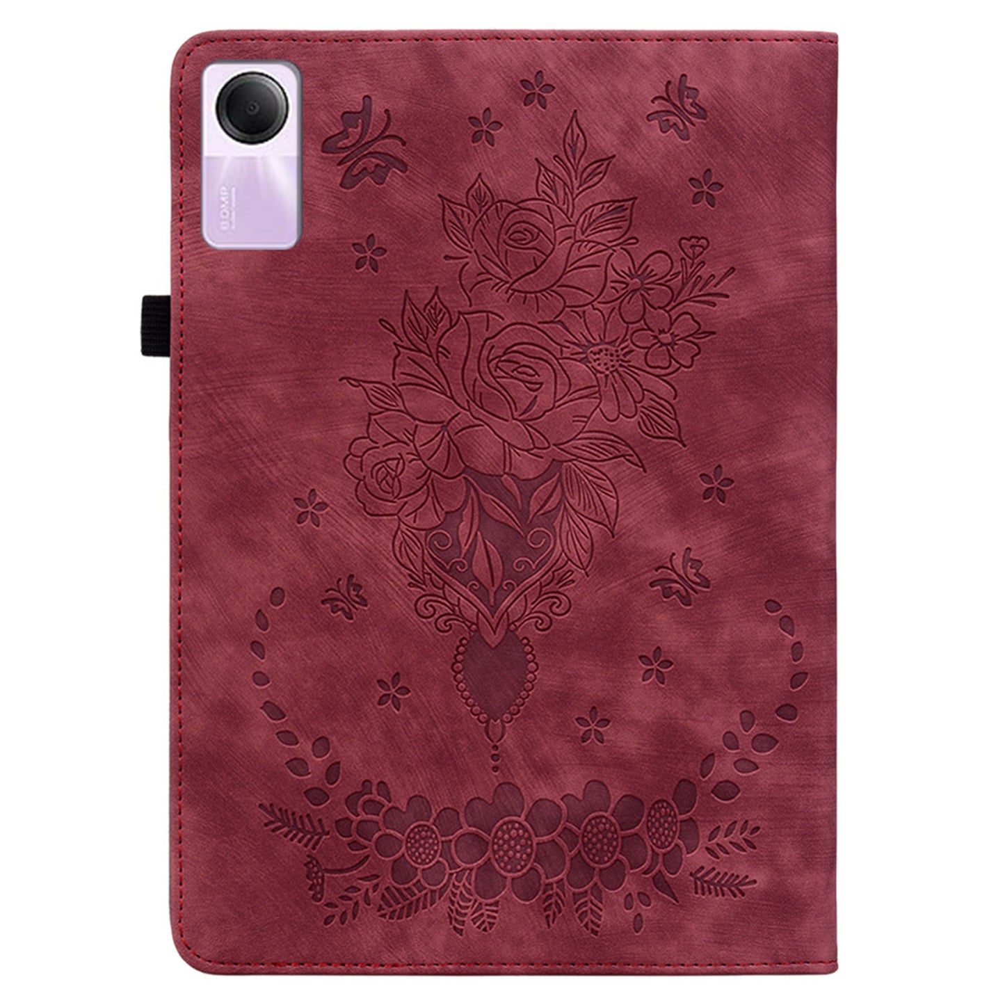 For Xiaomi Redmi Pad SE Case PU Leather Imprinted Card Holder Tablet Cover