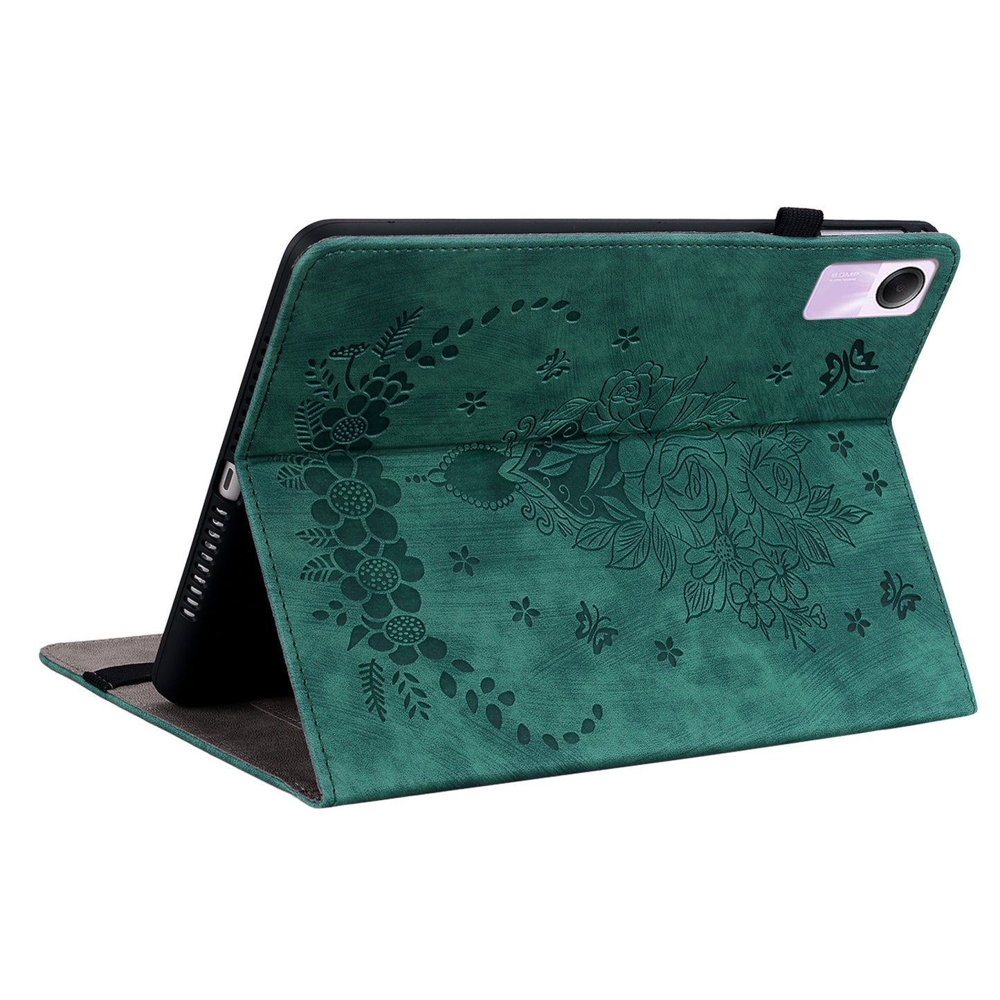 For Xiaomi Redmi Pad SE Case PU Leather Imprinted Card Holder Tablet Cover