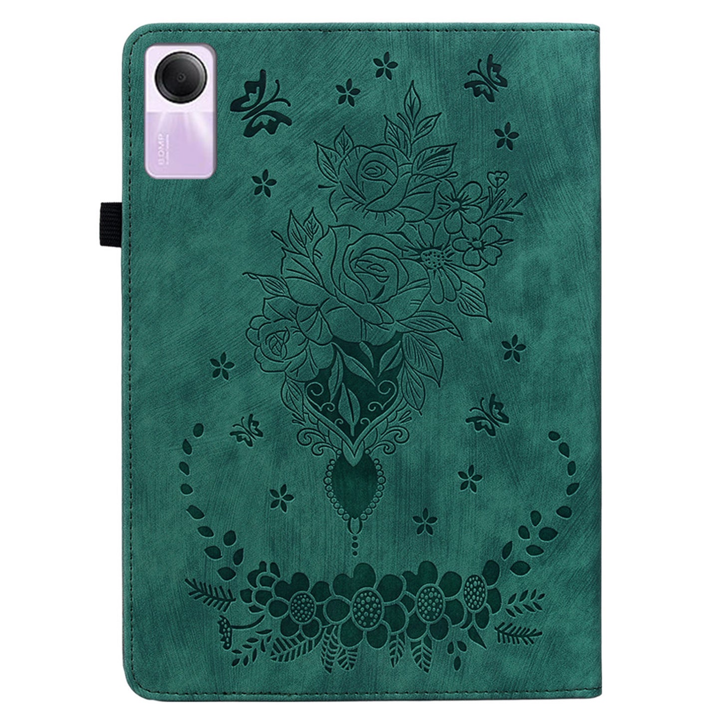 For Xiaomi Redmi Pad SE Case PU Leather Imprinted Card Holder Tablet Cover
