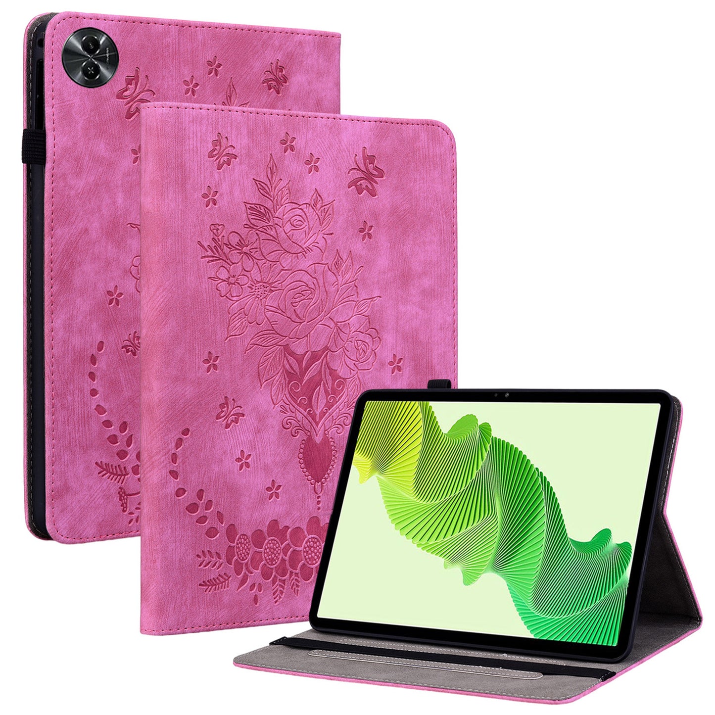 For Realme Pad 2 Protection Case PU Leather Stand Card Holder Tablet Cover