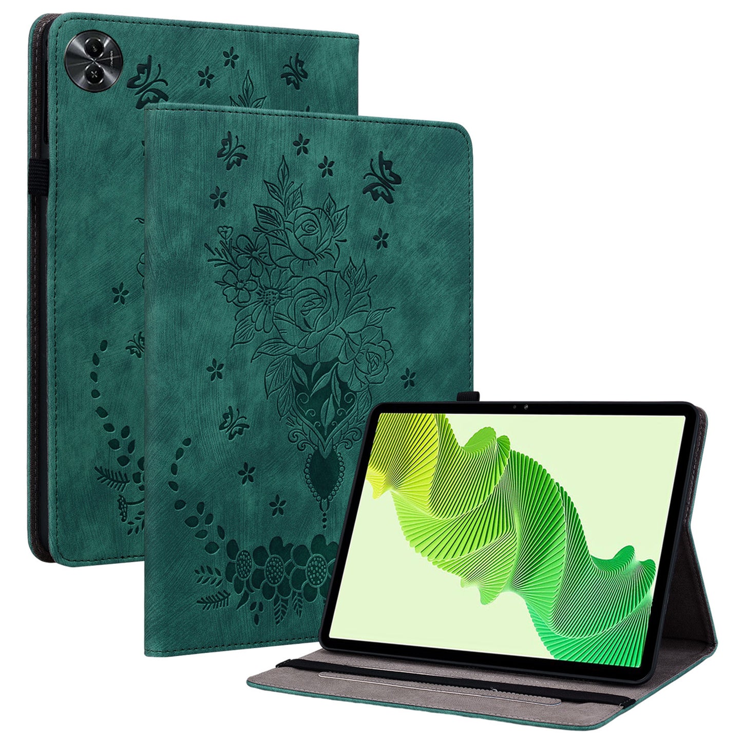For Realme Pad 2 Protection Case PU Leather Stand Card Holder Tablet Cover
