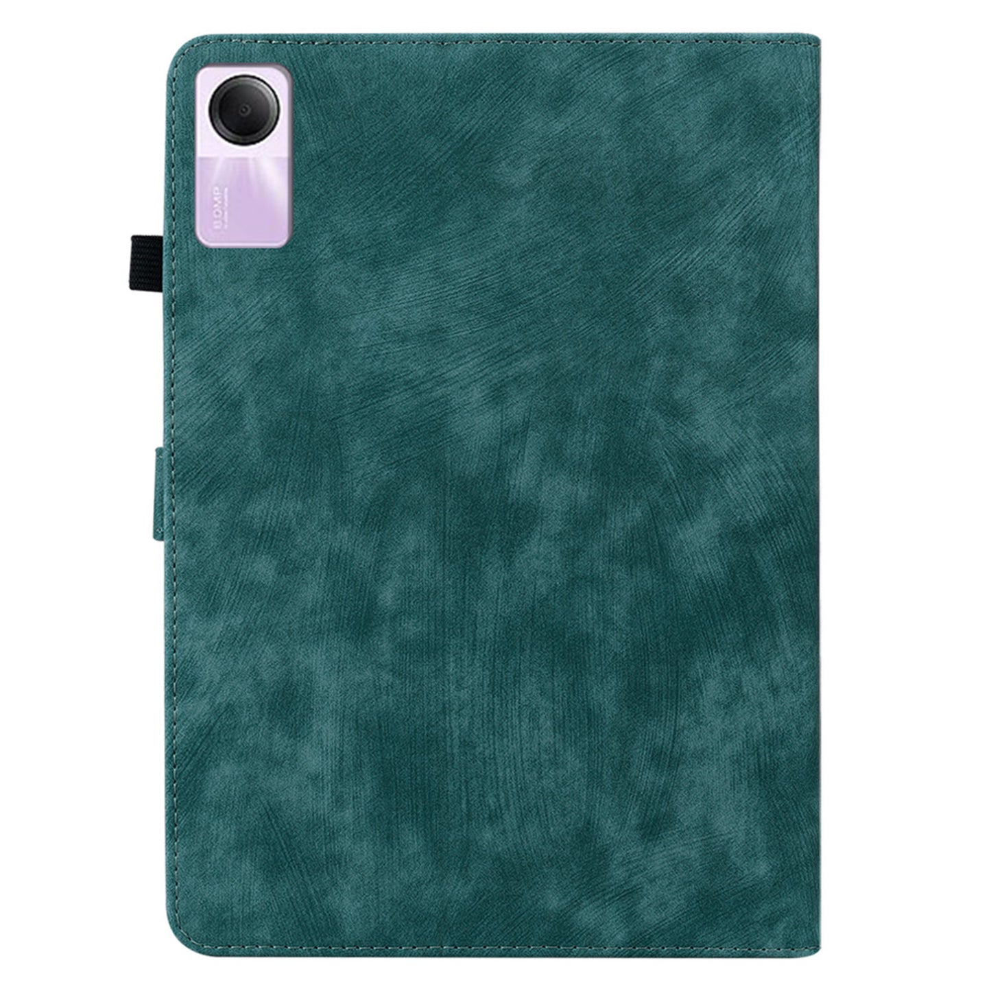 For Xiaomi Redmi Pad SE Cover Cute Tiger Imprint Leather Tablet Case with Card Slots