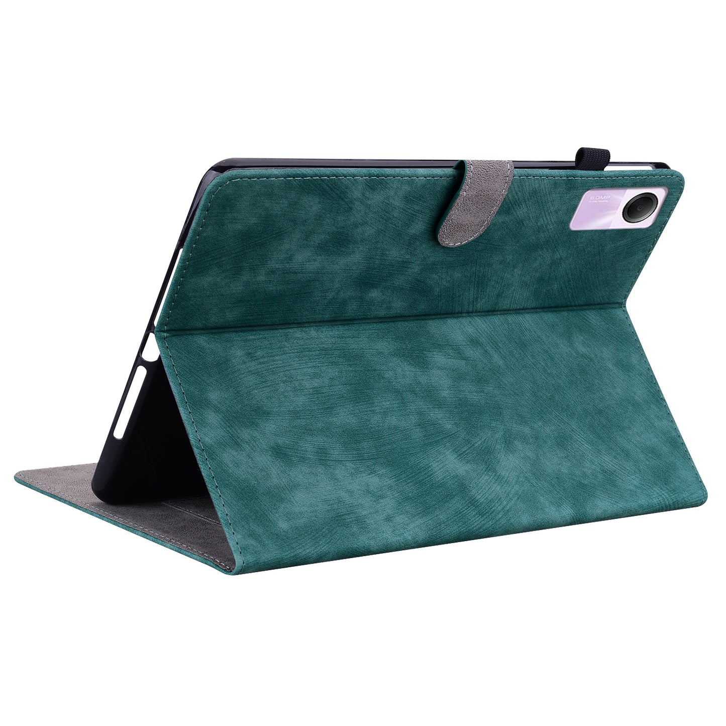 For Xiaomi Redmi Pad SE Cover Cute Tiger Imprint Leather Tablet Case with Card Slots