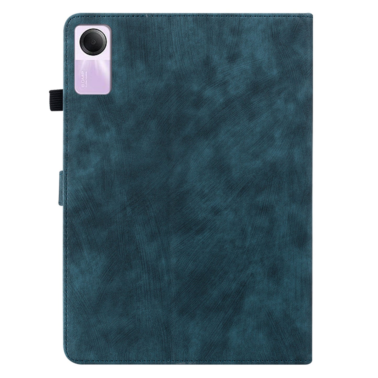 For Xiaomi Redmi Pad SE Cover Cute Tiger Imprint Leather Tablet Case with Card Slots
