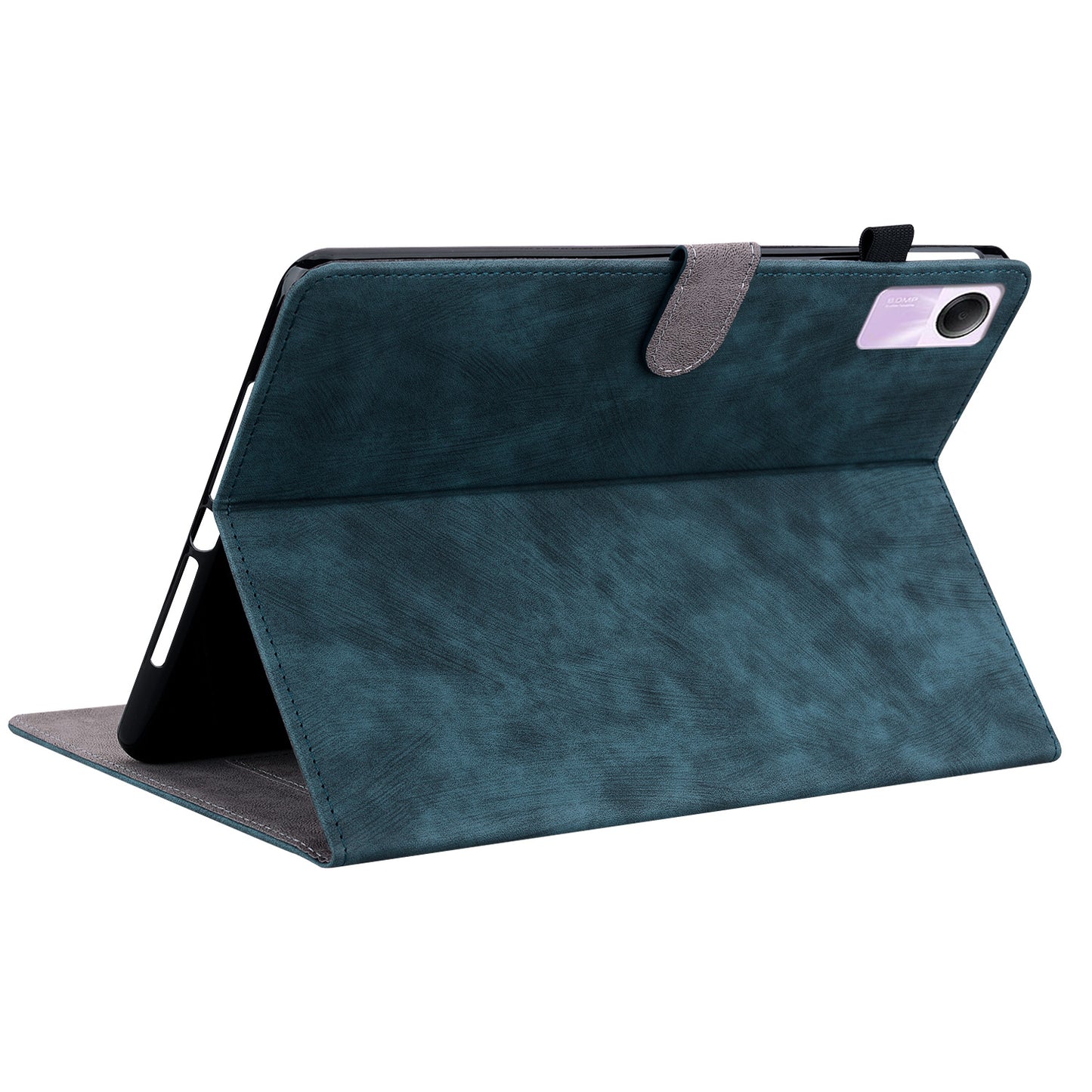 For Xiaomi Redmi Pad SE Cover Cute Tiger Imprint Leather Tablet Case with Card Slots