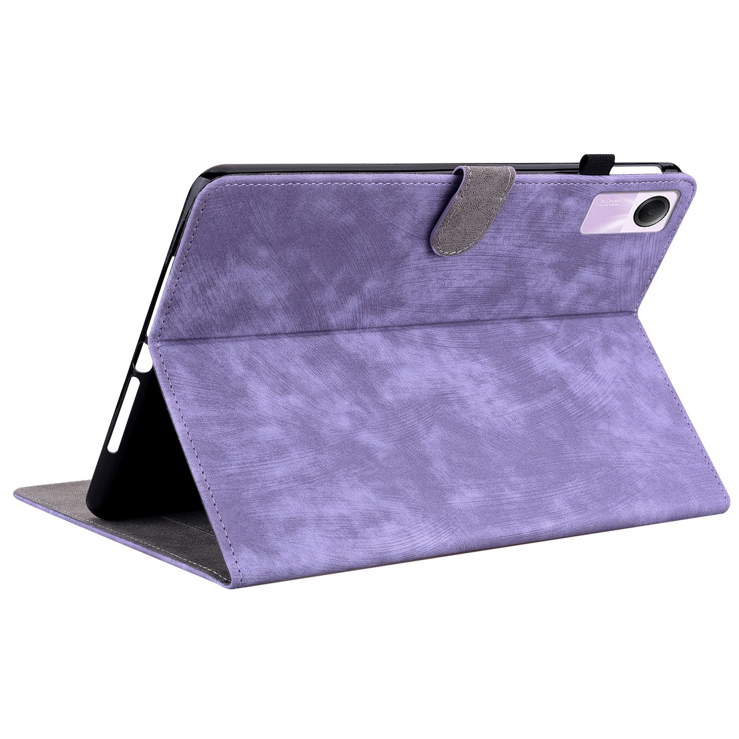 For Xiaomi Redmi Pad SE Cover Cute Tiger Imprint Leather Tablet Case with Card Slots