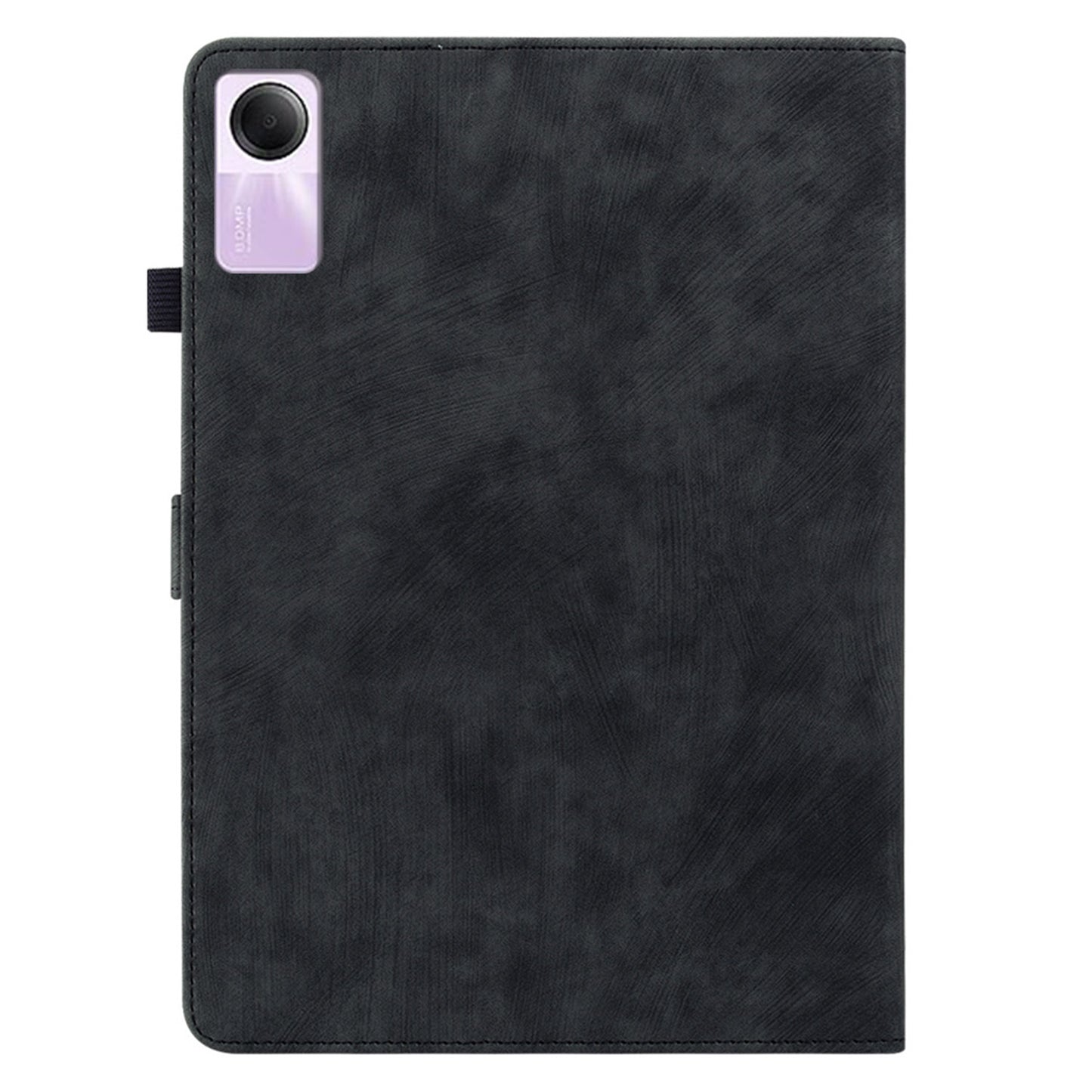 For Xiaomi Redmi Pad SE Cover Cute Tiger Imprint Leather Tablet Case with Card Slots