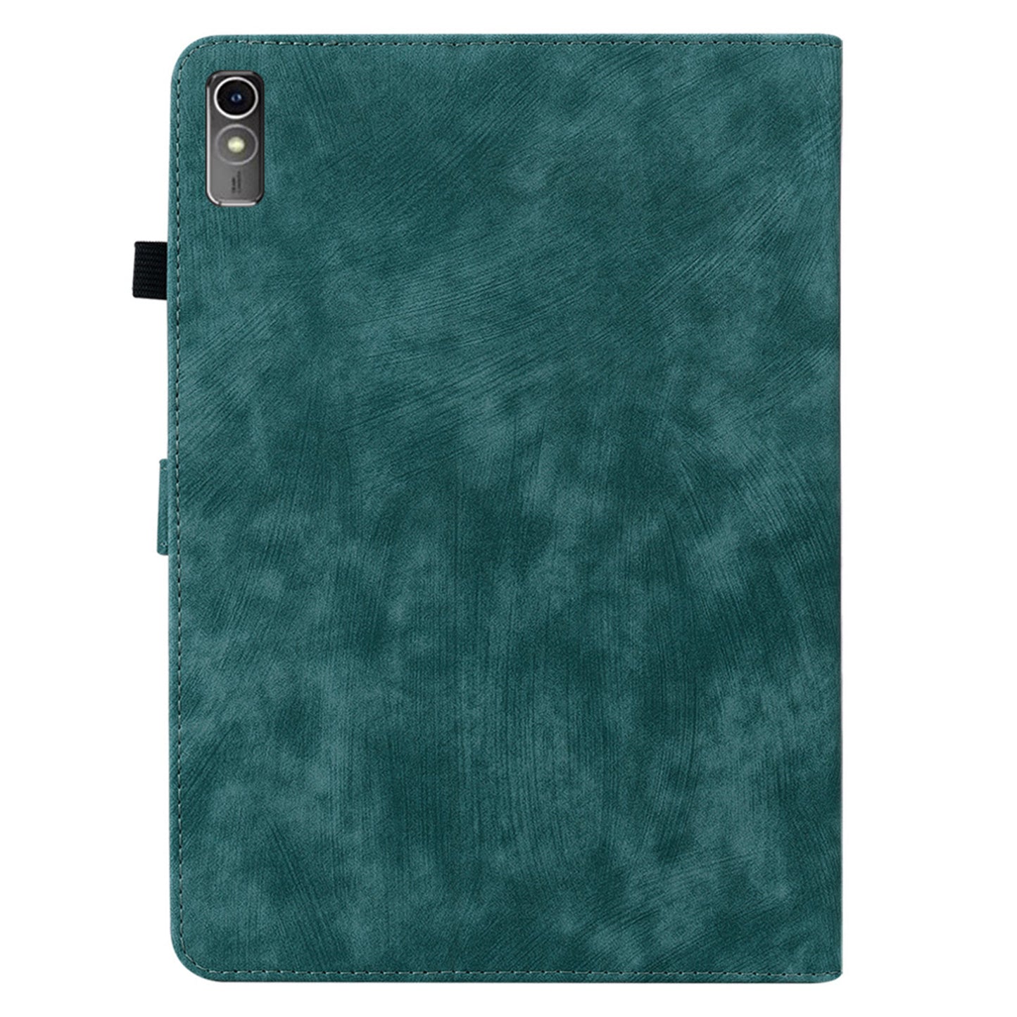 For Lenovo Tab M10 5G Anti-drop Case Imprinted PU Leather Card Holder Tablet Cover