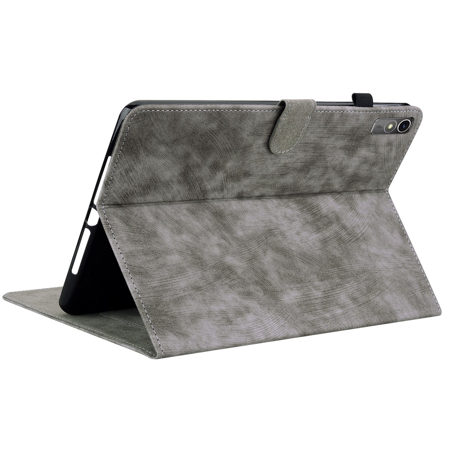 For Lenovo Tab M10 5G Anti-drop Case Imprinted PU Leather Card Holder Tablet Cover