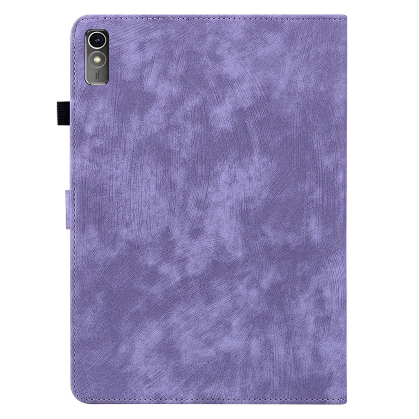 For Lenovo Tab M10 5G Anti-drop Case Imprinted PU Leather Card Holder Tablet Cover
