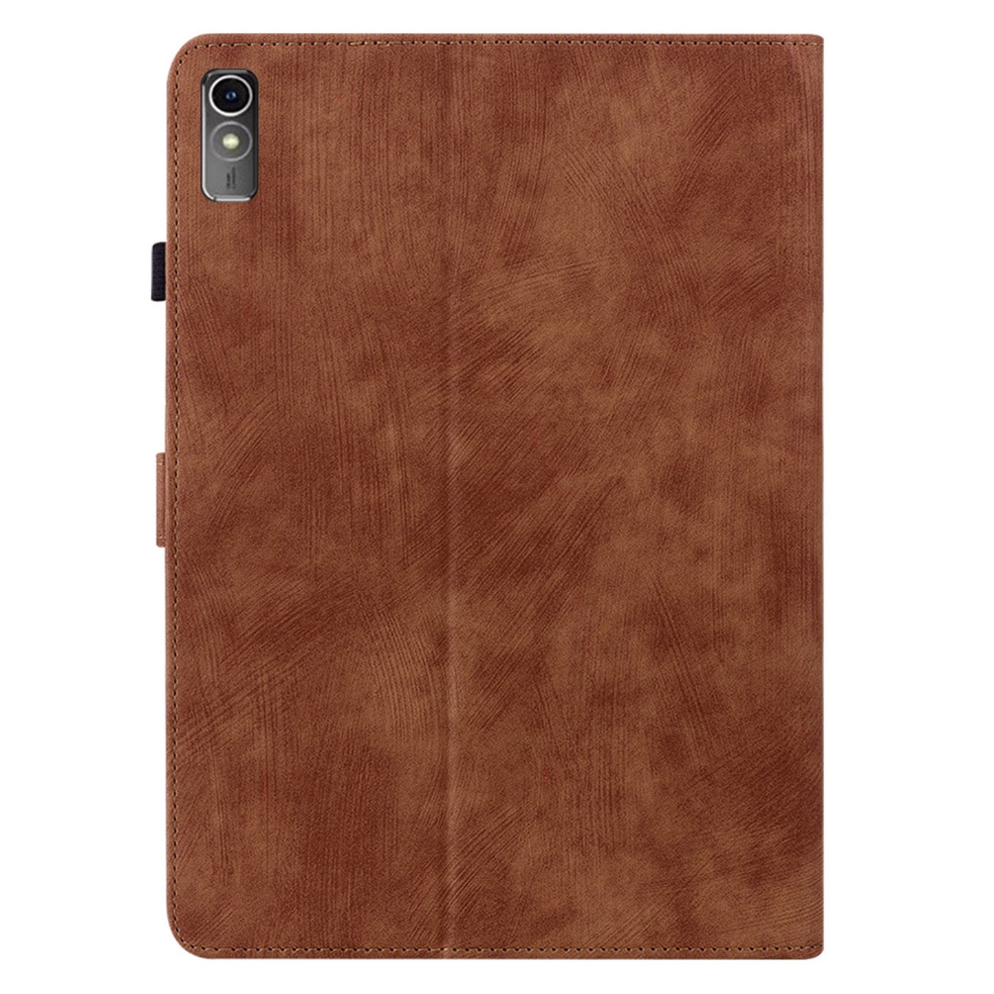 For Lenovo Tab M10 5G Anti-drop Case Imprinted PU Leather Card Holder Tablet Cover