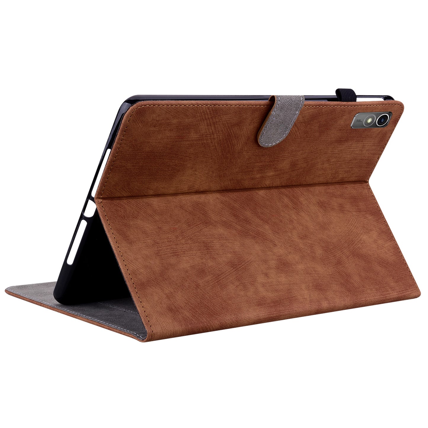For Lenovo Tab M10 5G Anti-drop Case Imprinted PU Leather Card Holder Tablet Cover