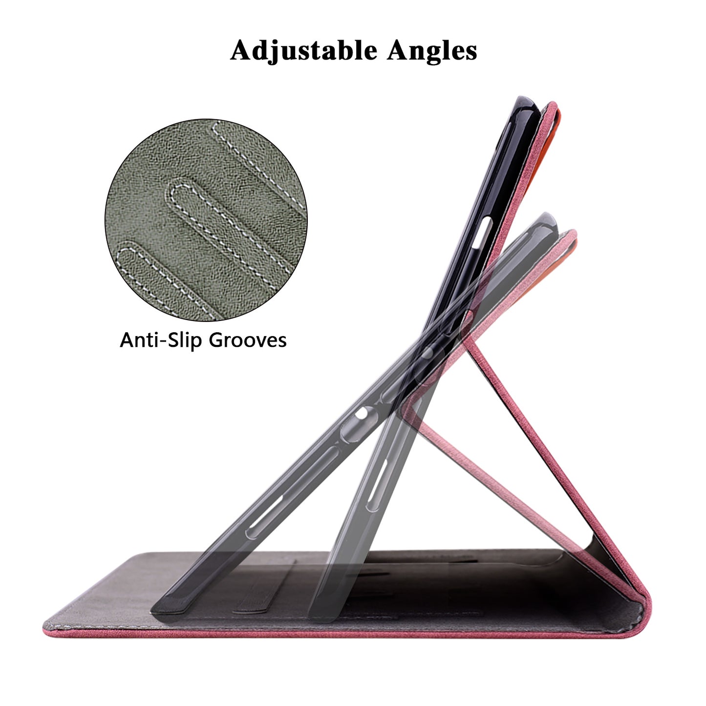 For Realme Pad 2 PU Leather Case Imprinted Card Holder Tablet Stand Cover