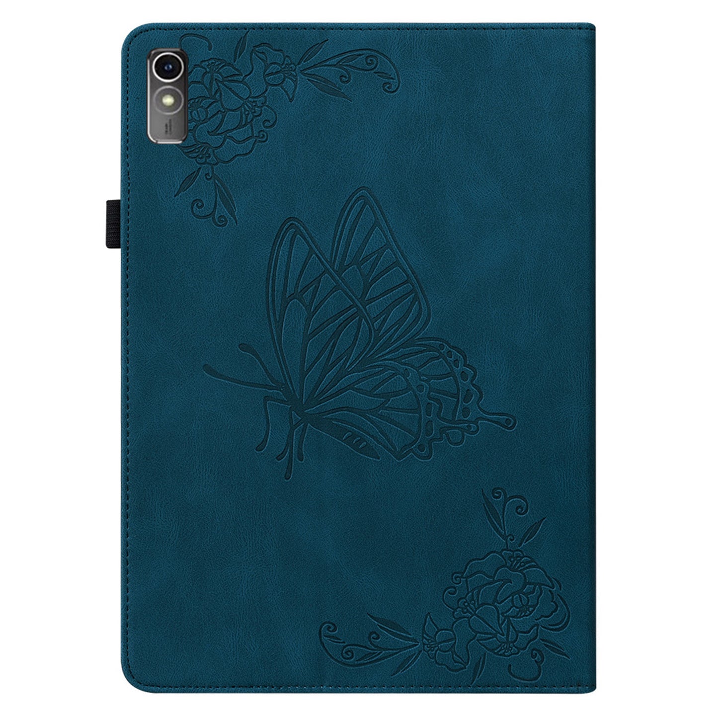 For Lenovo Tab M10 5G PU Leather Case Stand Card Holder Imprinted Tablet Cover