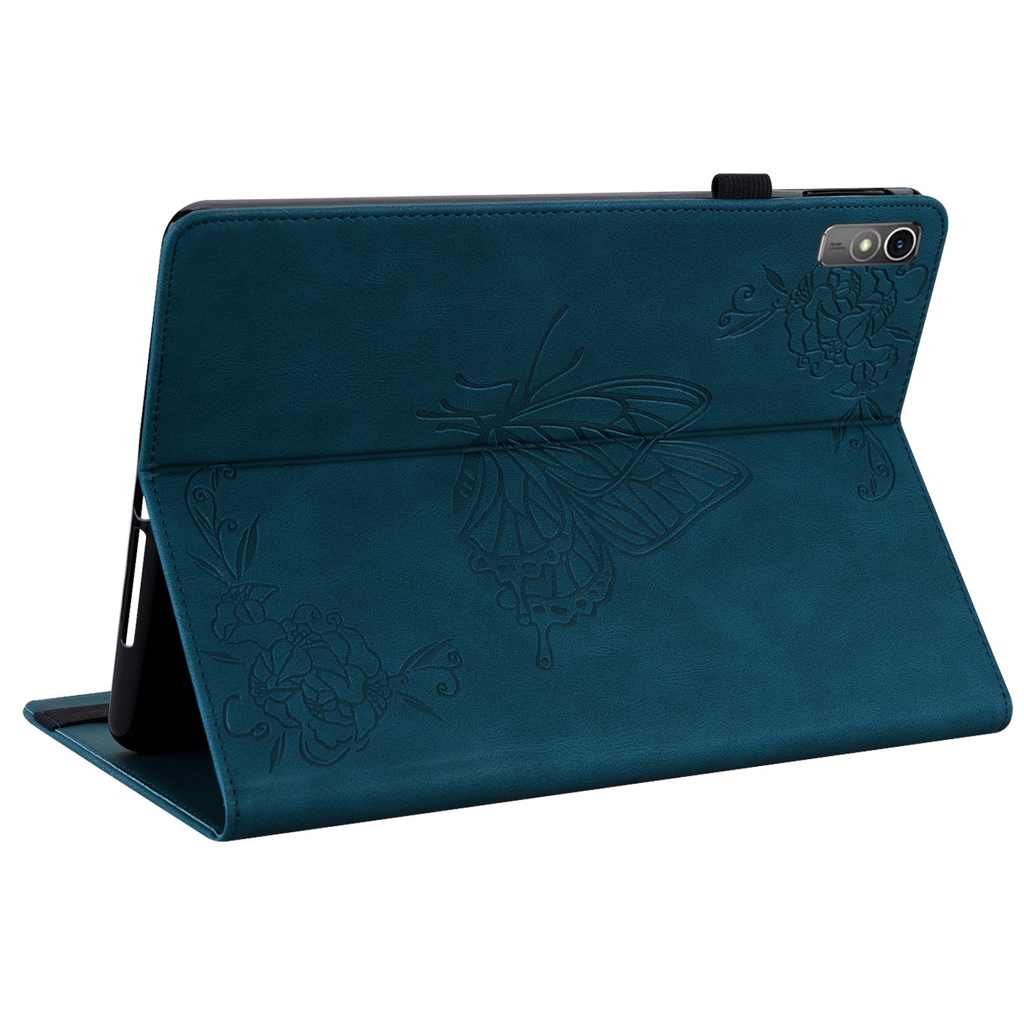 For Lenovo Tab M10 5G PU Leather Case Stand Card Holder Imprinted Tablet Cover