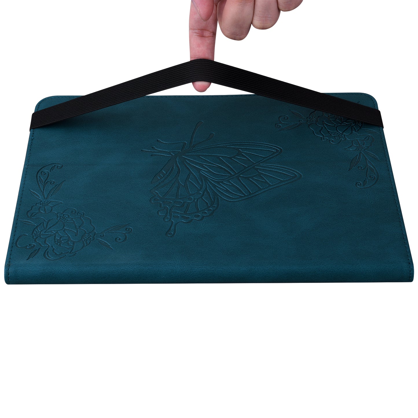 For Lenovo Tab M10 5G PU Leather Case Stand Card Holder Imprinted Tablet Cover