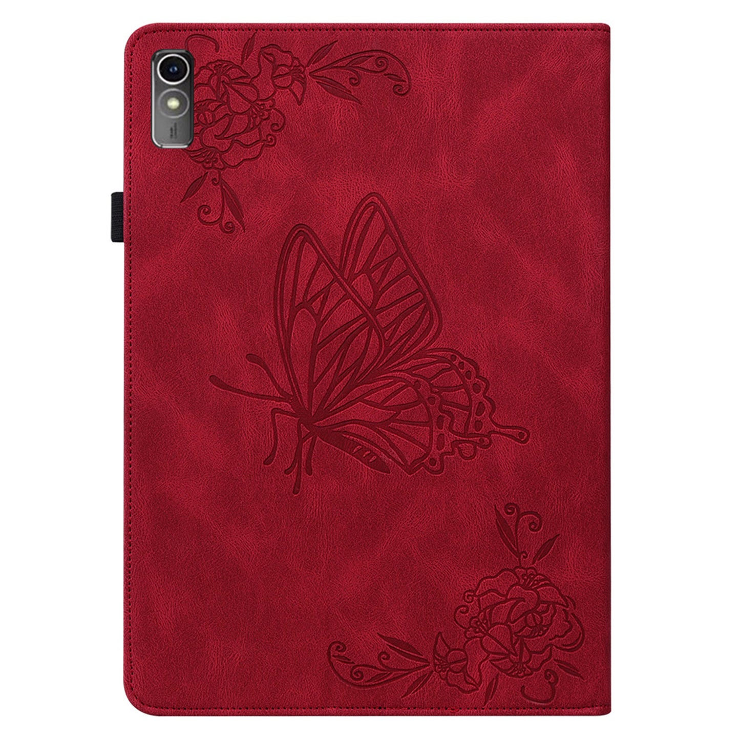 For Lenovo Tab M10 5G PU Leather Case Stand Card Holder Imprinted Tablet Cover