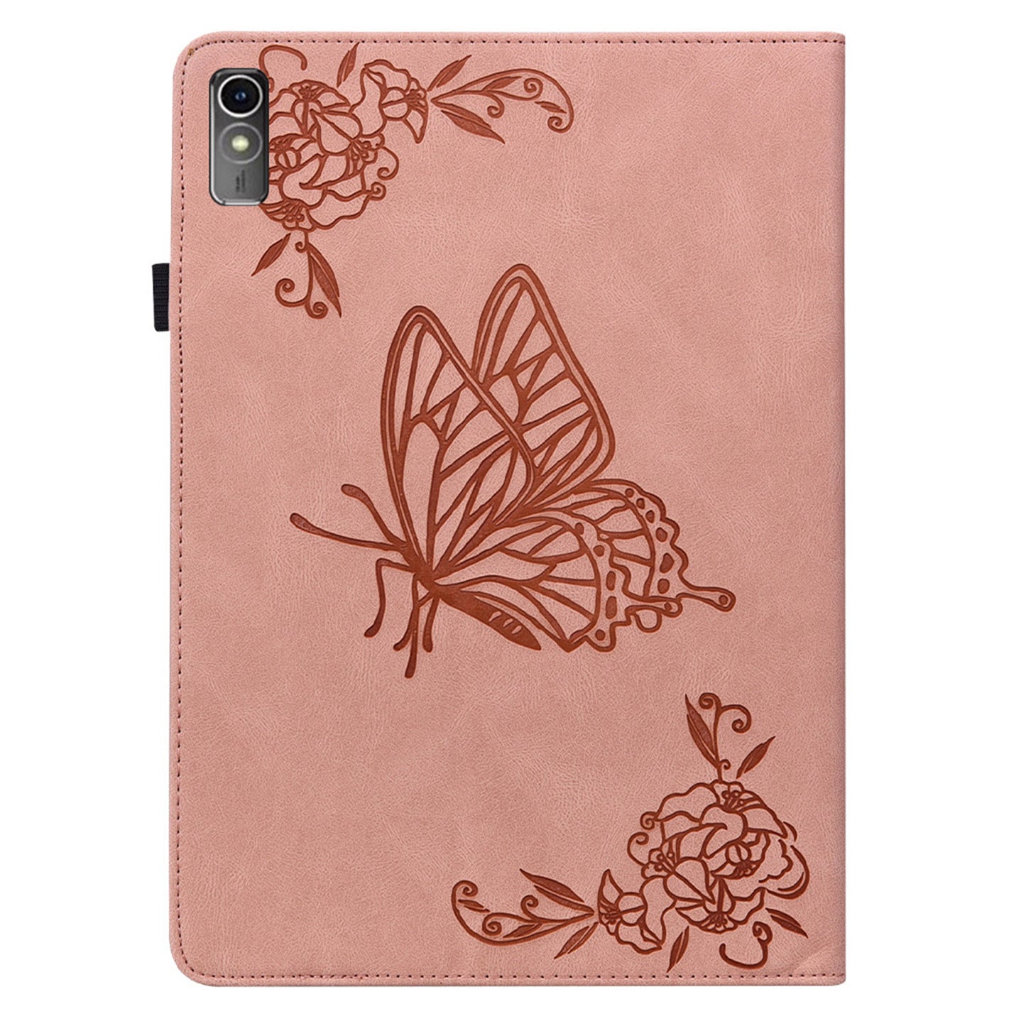 For Lenovo Tab M10 5G PU Leather Case Stand Card Holder Imprinted Tablet Cover