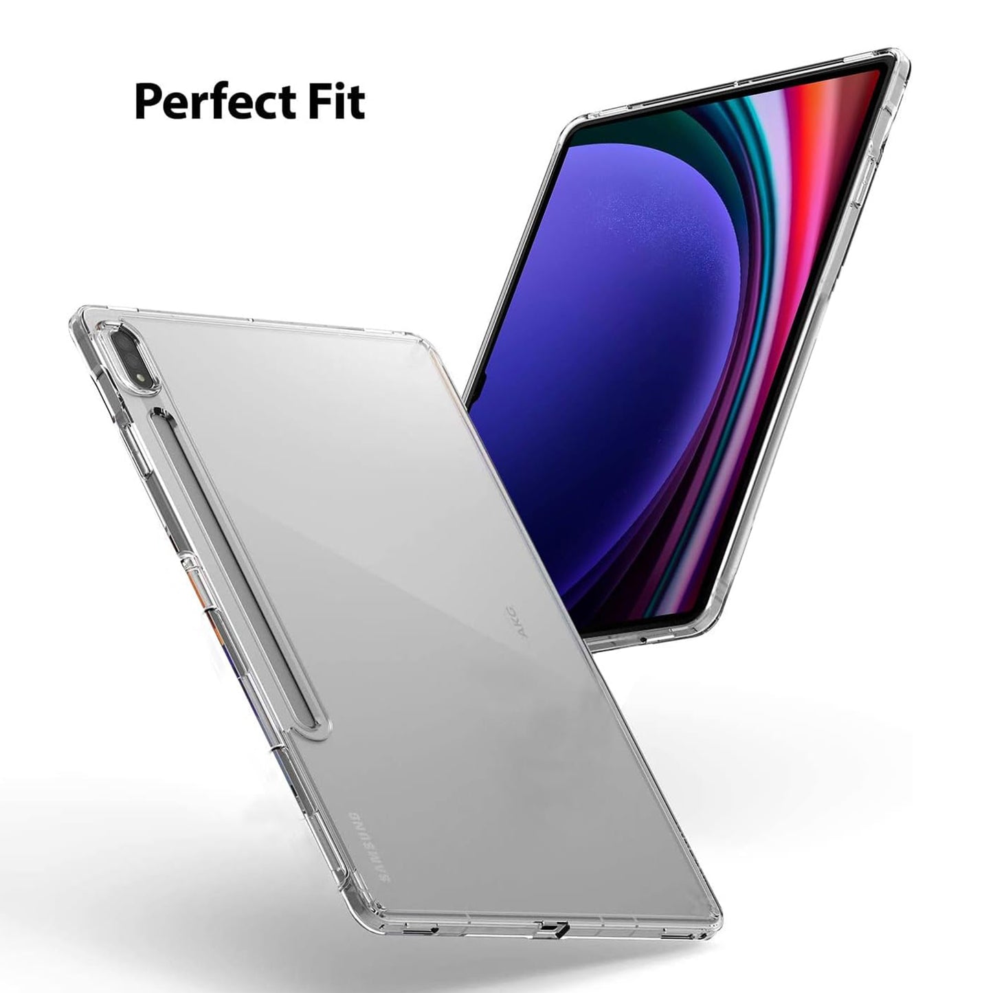 Slim-Fit TPU Tablet Cover for Samsung Galaxy Tab S9 , HD Transparent Case Anti-Scratch Shell