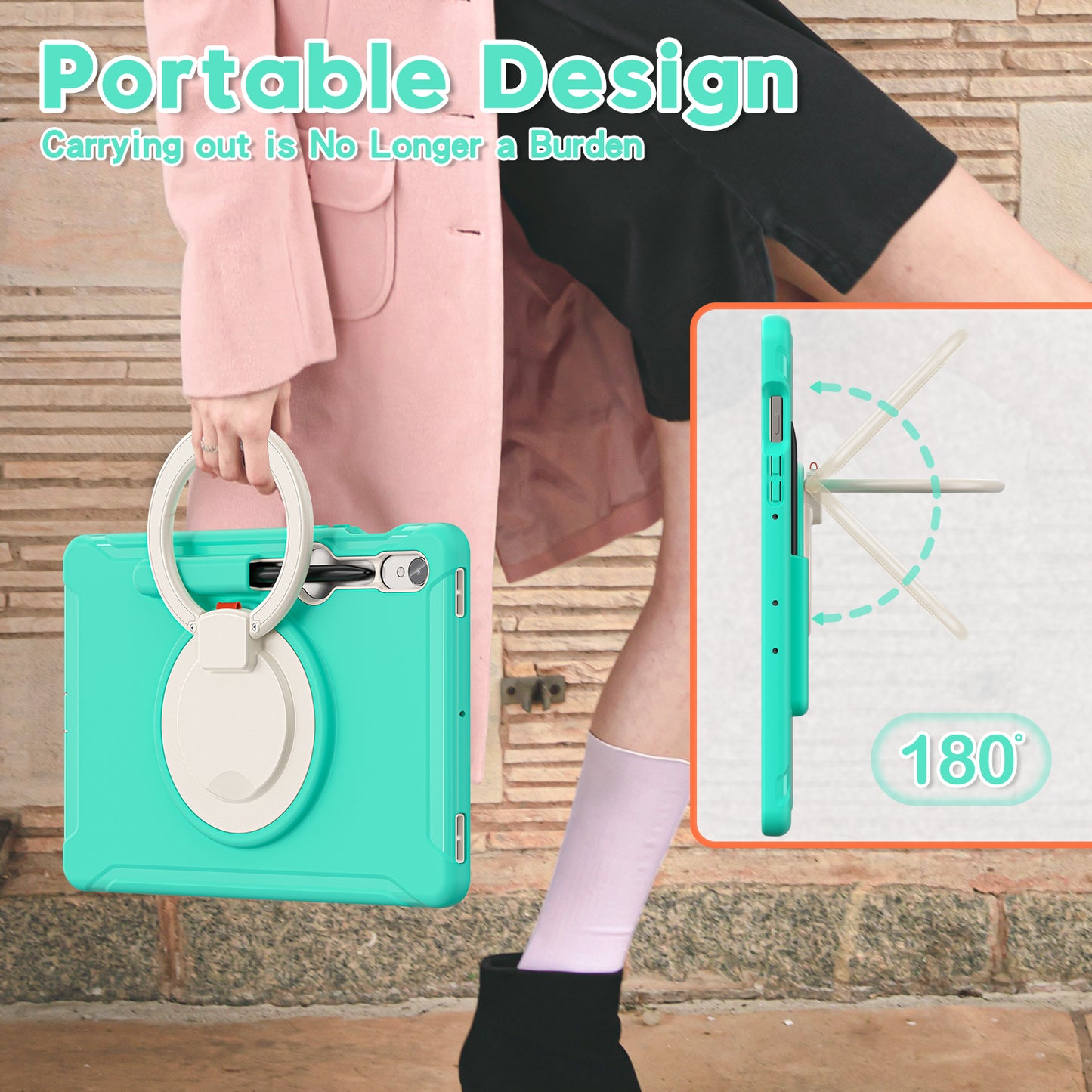 For Samsung Galaxy Tab S9 FE / S7 T870 / S8 X700 / S9 X710 Case Kickstand Tablet Cover with Pen Slot