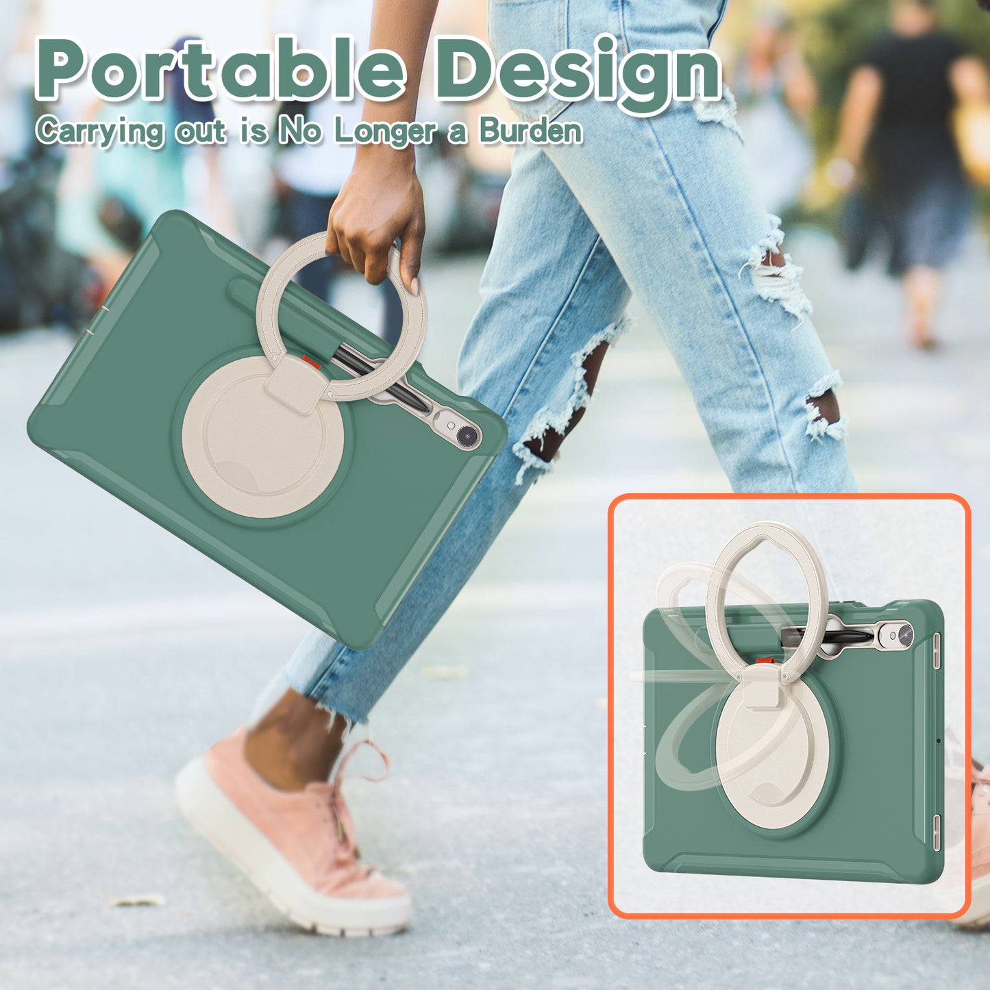 For Samsung Galaxy Tab S9 FE / S7 T870 / S8 X700 / S9 X710 Case Kickstand Tablet Cover with Pen Slot