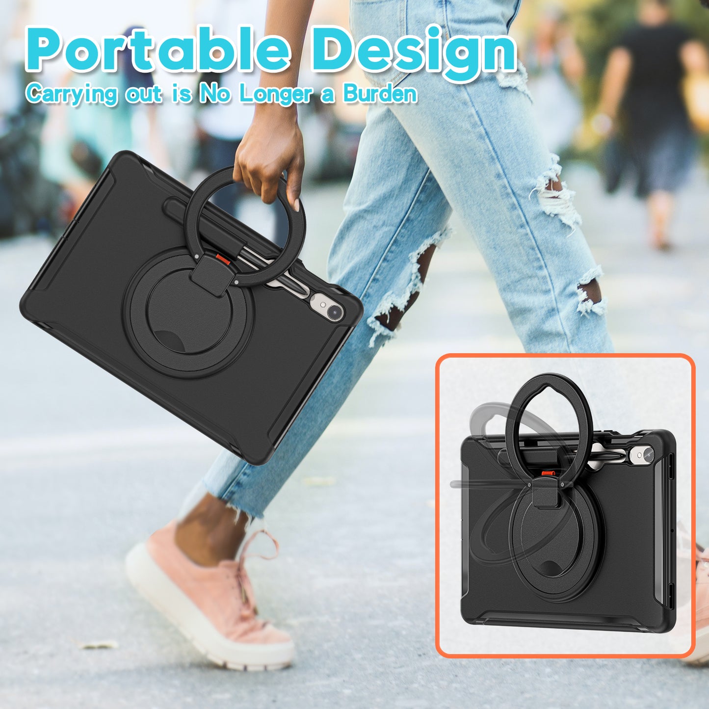 For Samsung Galaxy Tab S9 FE / S7 T870 / S8 X700 / S9 X710 Case Kickstand Tablet Cover with Pen Slot