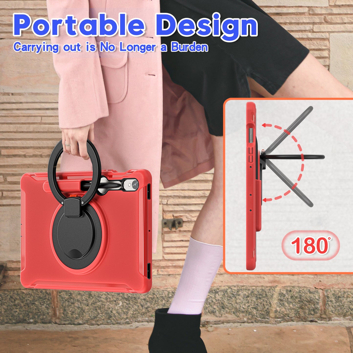 For Samsung Galaxy Tab S9 FE / S7 T870 / S8 X700 / S9 X710 Case Kickstand Tablet Cover with Pen Slot