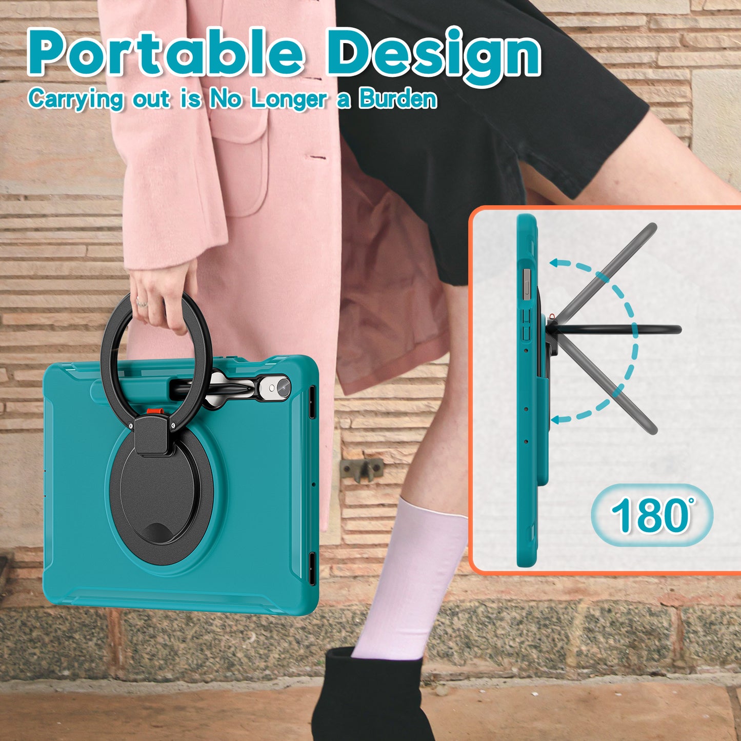 For Samsung Galaxy Tab S9 FE / S7 T870 / S8 X700 / S9 X710 Case Kickstand Tablet Cover with Pen Slot