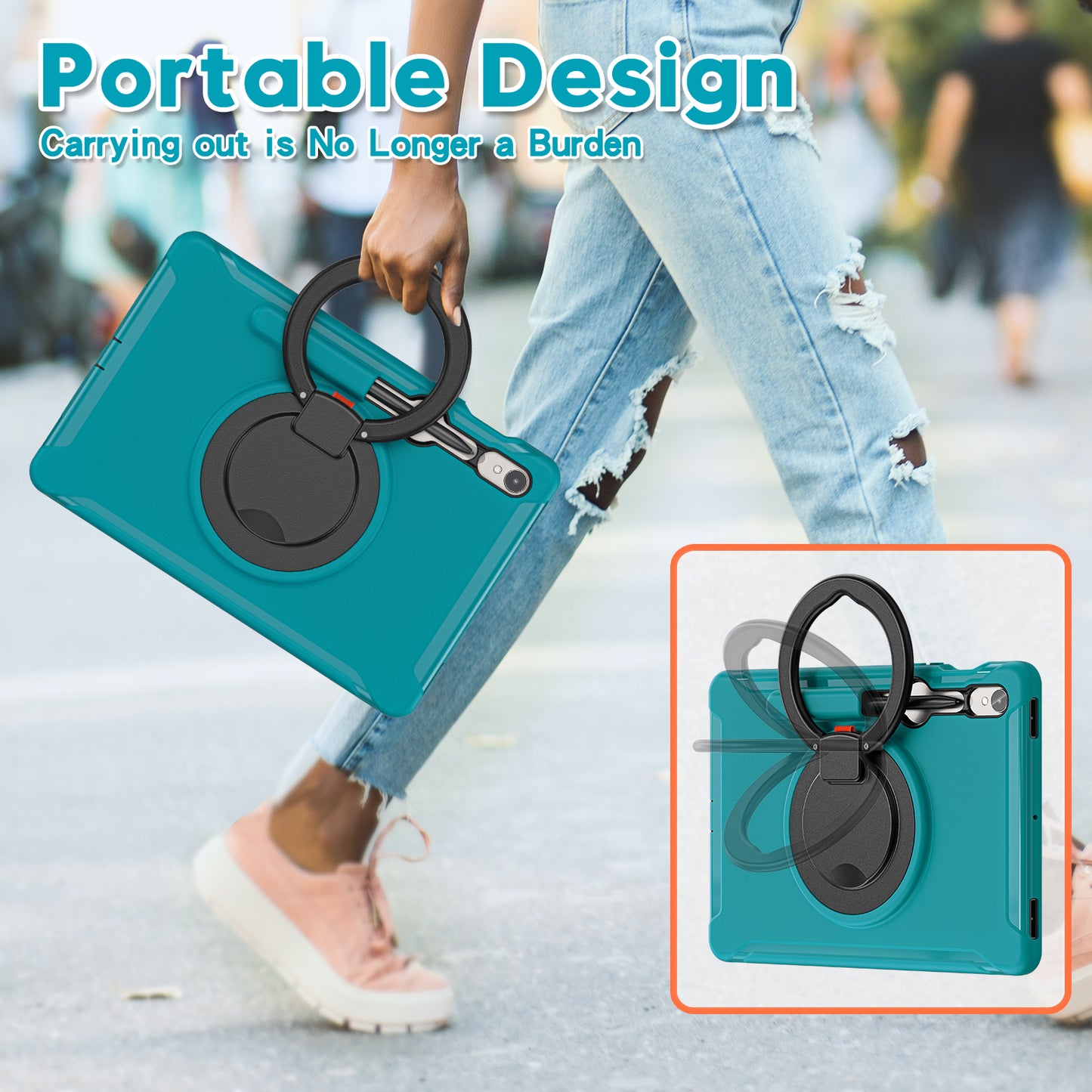 For Samsung Galaxy Tab S9 FE / S7 T870 / S8 X700 / S9 X710 Case Kickstand Tablet Cover with Pen Slot