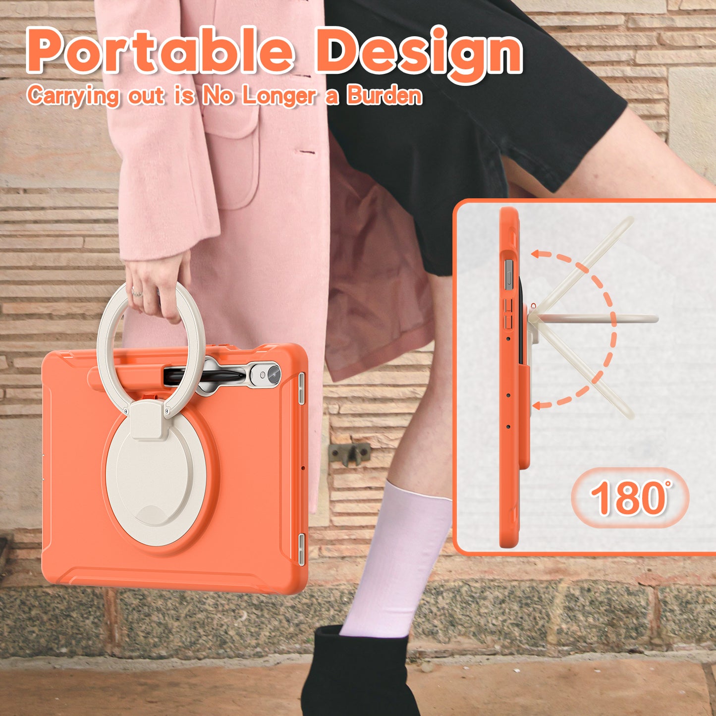 For Samsung Galaxy Tab S9 FE / S7 T870 / S8 X700 / S9 X710 Case Kickstand Tablet Cover with Pen Slot