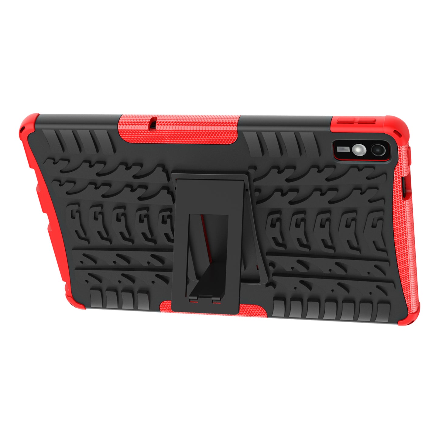 For Lenovo Tab M10 5G Case Tyre Pattern PC+TPU Kickstand Tablet Cover