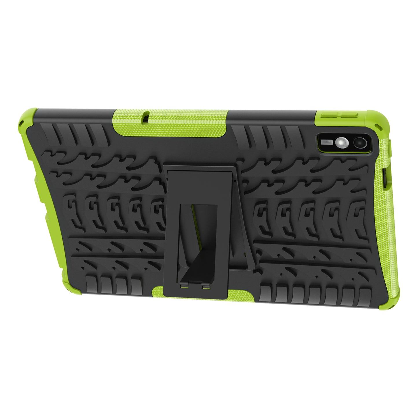 For Lenovo Tab M10 5G Case Tyre Pattern PC+TPU Kickstand Tablet Cover