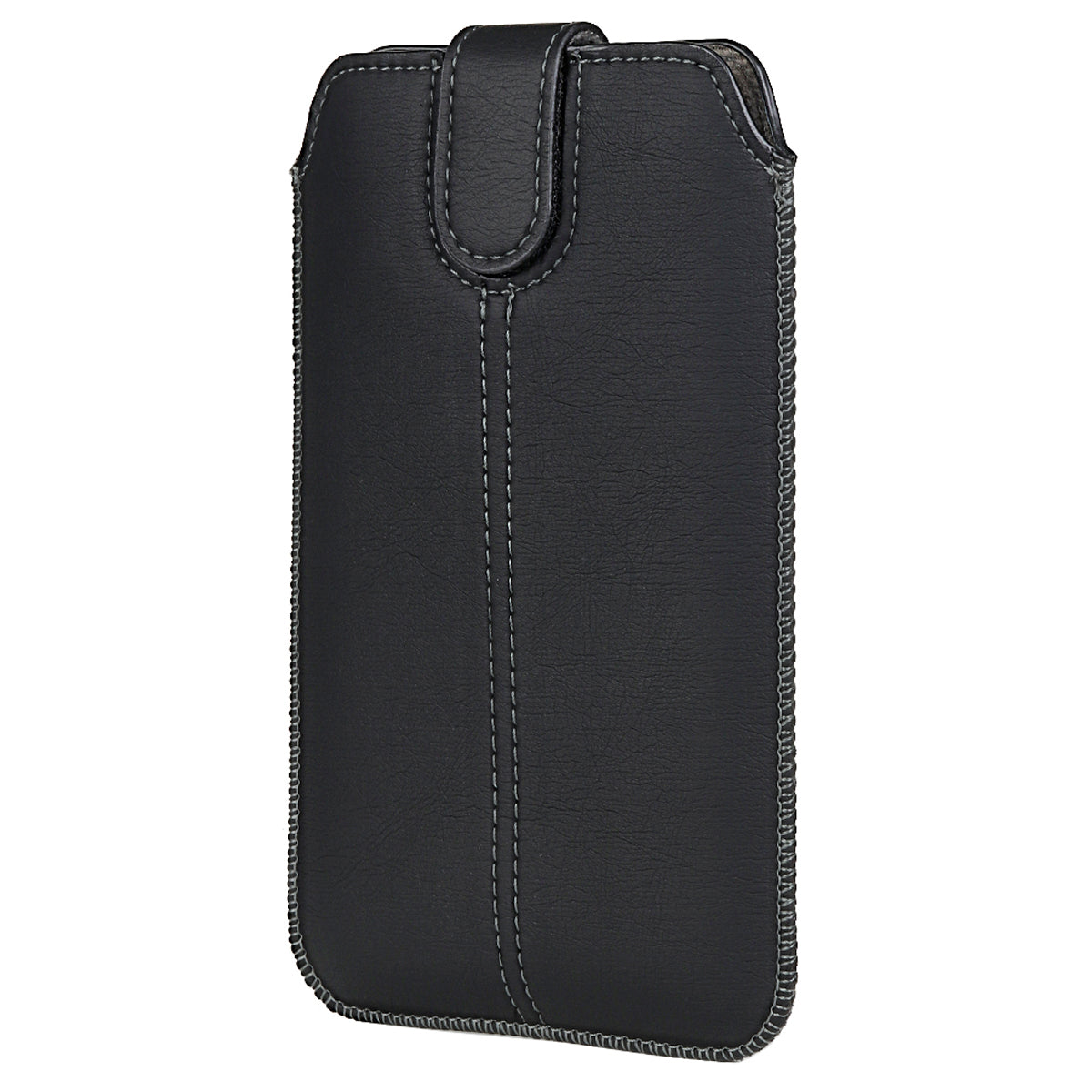 18.5 x 10.8cm Vertical Phone Belt Bag for 7.0 inch Mobile Phones Waist Pouch Universal PU Leather Phone Holder