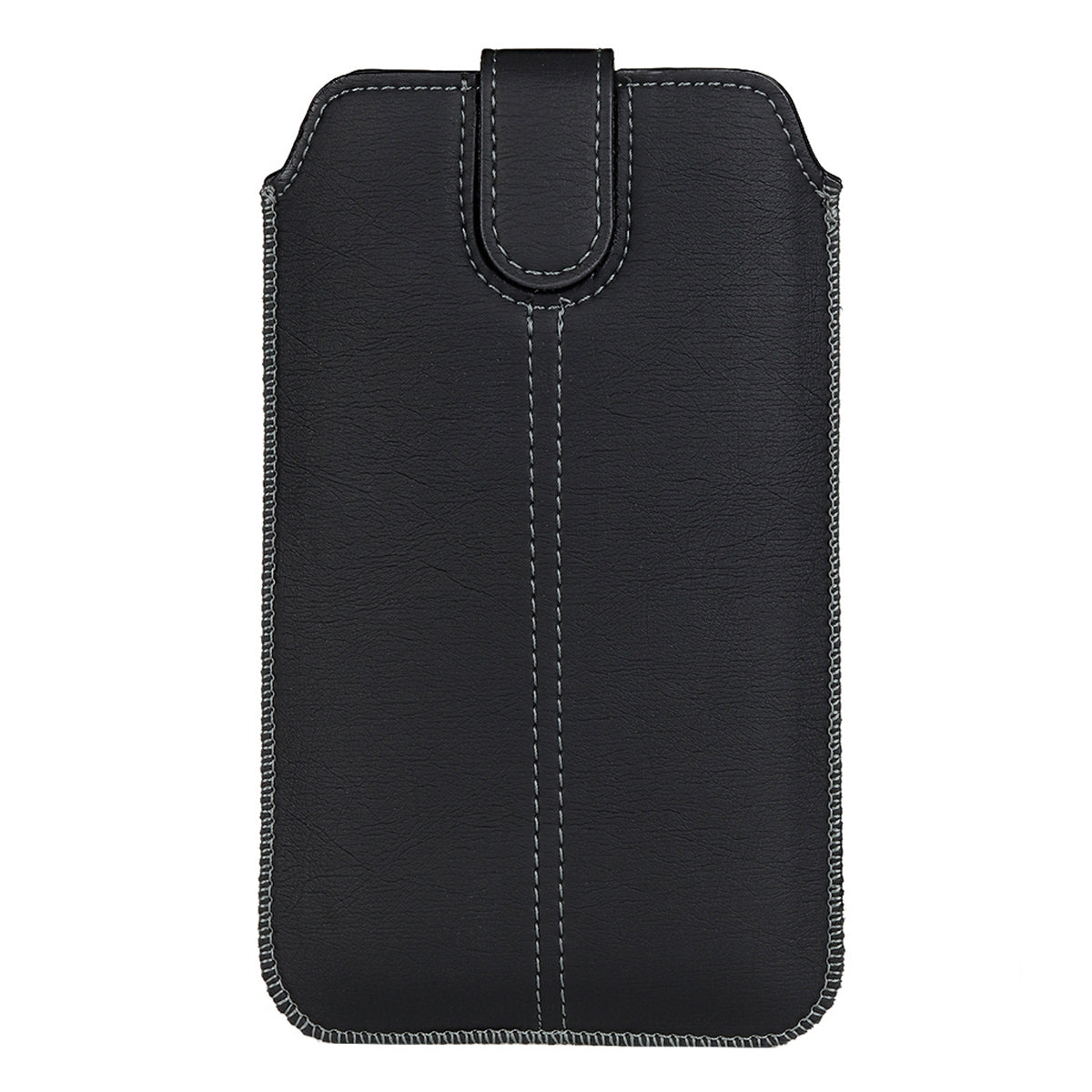 18.5 x 10.8cm Vertical Phone Belt Bag for 7.0 inch Mobile Phones Waist Pouch Universal PU Leather Phone Holder