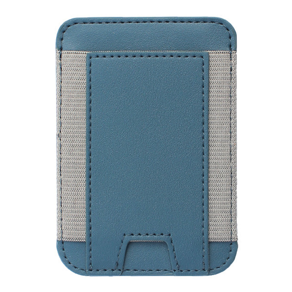 Compatible with MagSafe Magnetic Leather Phone Card Holder Bag Mini Card Storage Pouch for Back of Cell Phone
