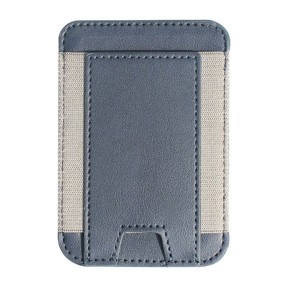Compatible with MagSafe Magnetic Leather Phone Card Holder Bag Mini Card Storage Pouch for Back of Cell Phone