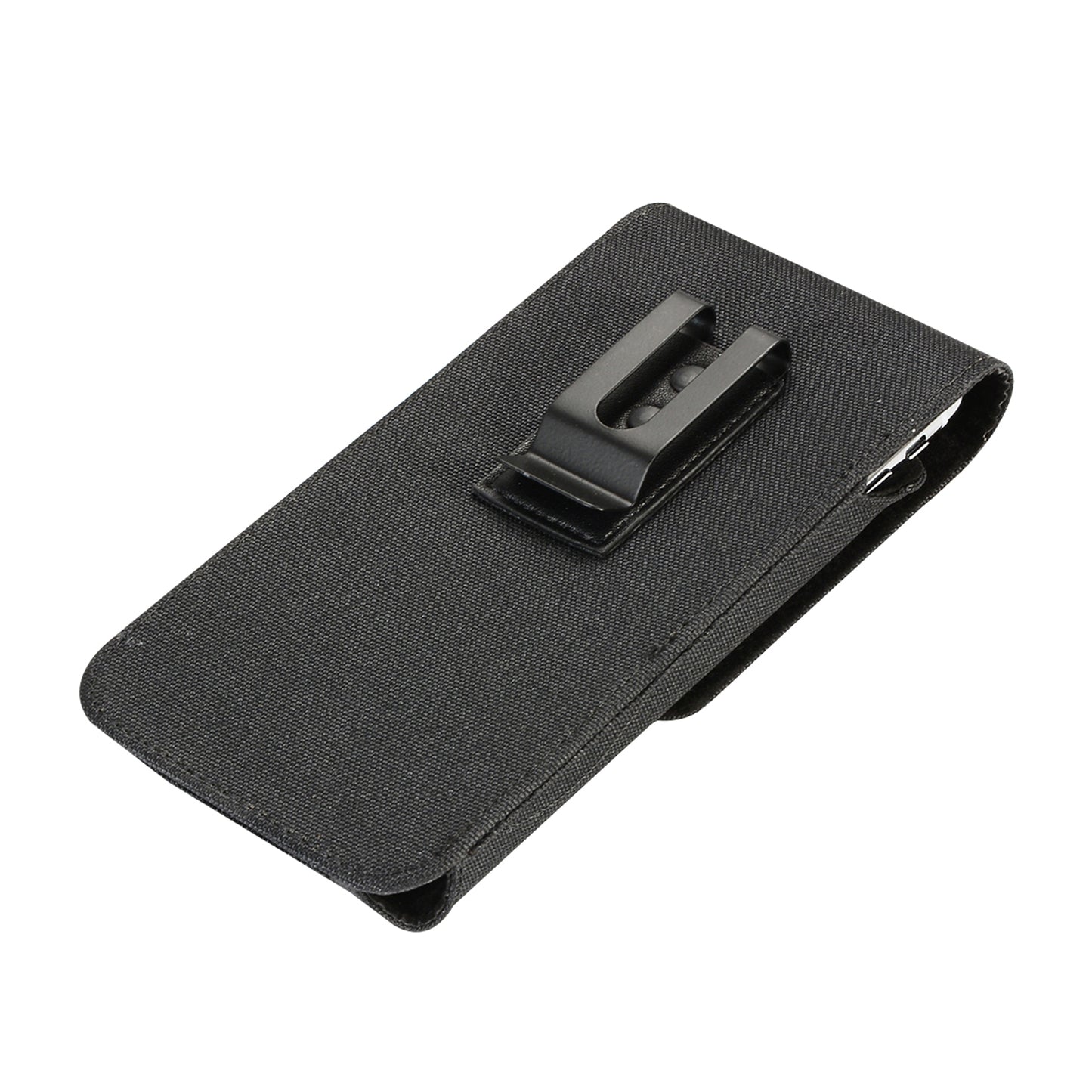 Phone Holster Waist Bag for 5.5-6.5 inch Phone , Nylon+PU Leather Card Holder Pouch, Size: 16.5*8.6*2CM